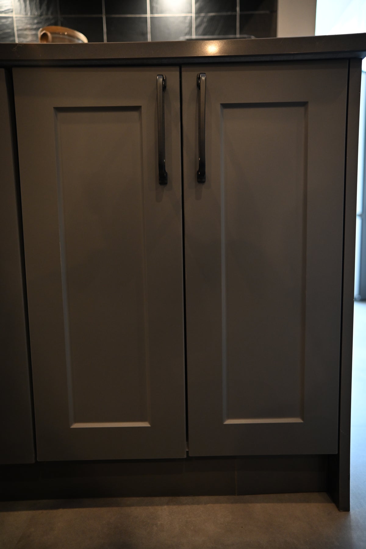 Wren Elements Swiss Oak Matte Modern Kitchen with JennAir Appliances