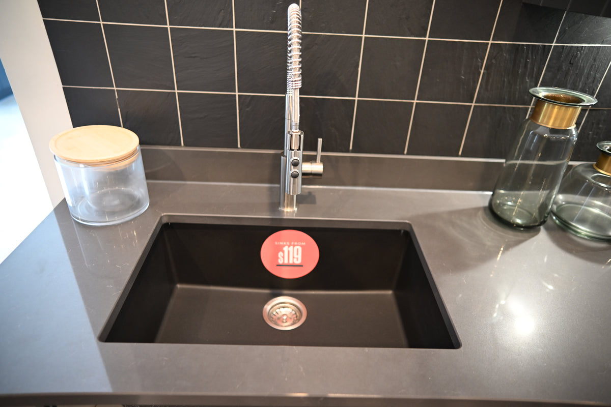 Wren Elements Swiss Oak Matte Modern Kitchen with JennAir Appliances