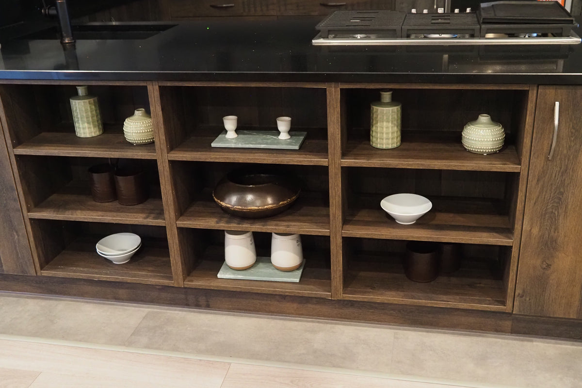 Wren Elements Swiss Oak and Italian Concrete Matte Modern Kitchen
