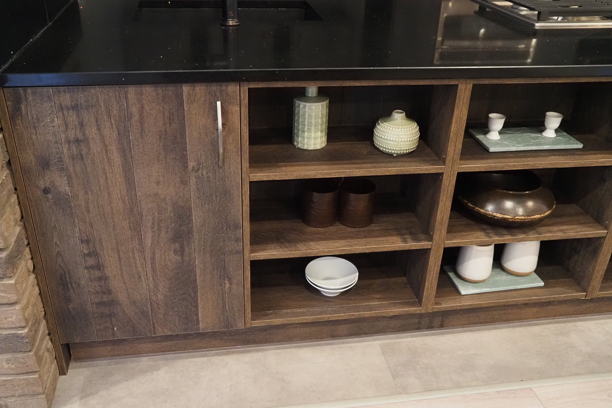 Wren Elements Swiss Oak and Italian Concrete Matte Modern Kitchen