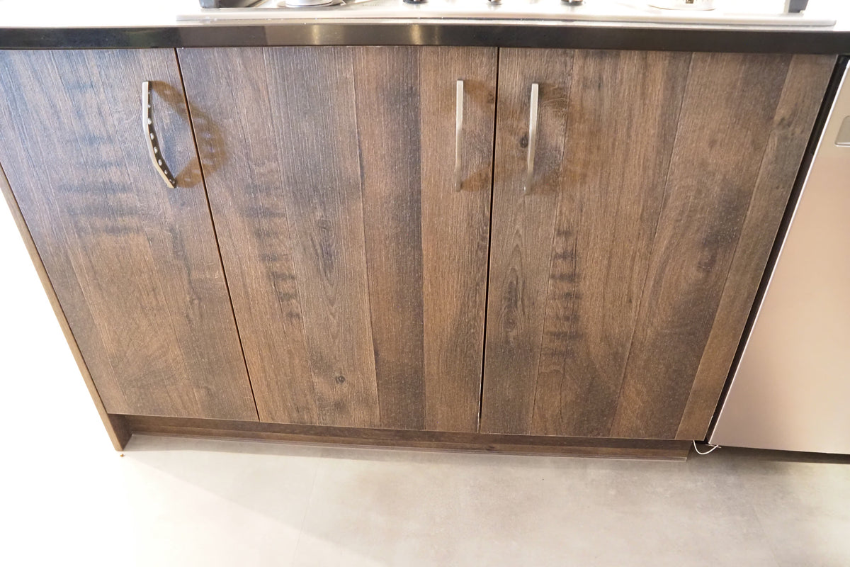 Wren Elements Swiss Oak and Italian Concrete Matte Modern Kitchen