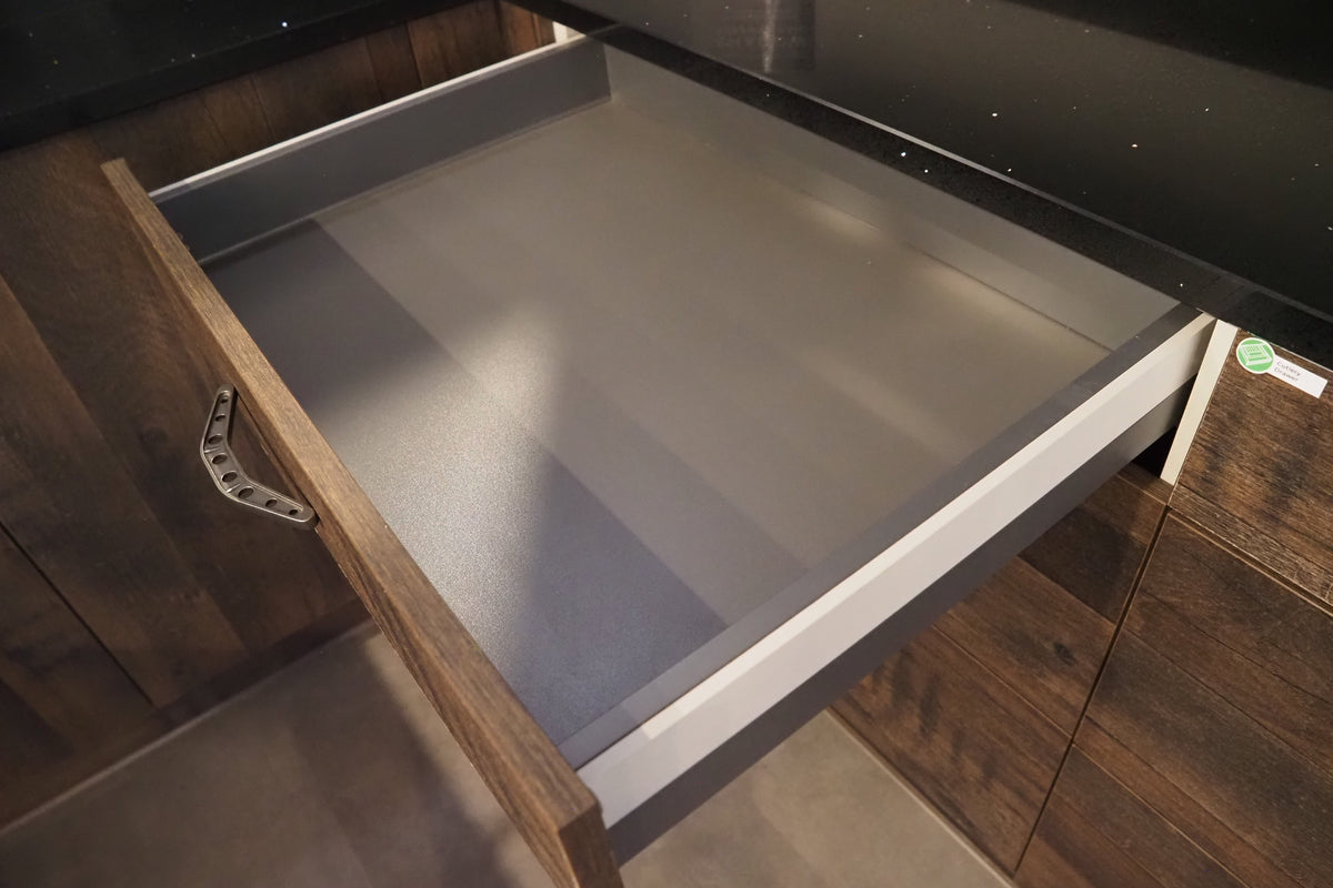 Wren Elements Swiss Oak and Italian Concrete Matte Modern Kitchen