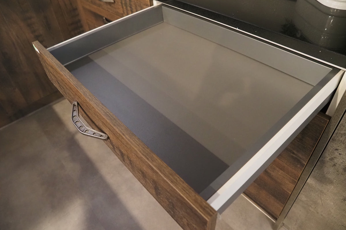 Wren Elements Swiss Oak and Italian Concrete Matte Modern Kitchen