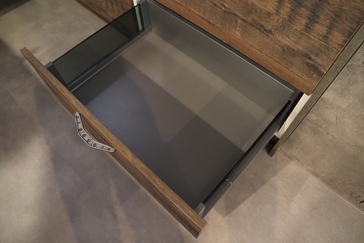 Wren Elements Swiss Oak and Italian Concrete Matte Modern Kitchen