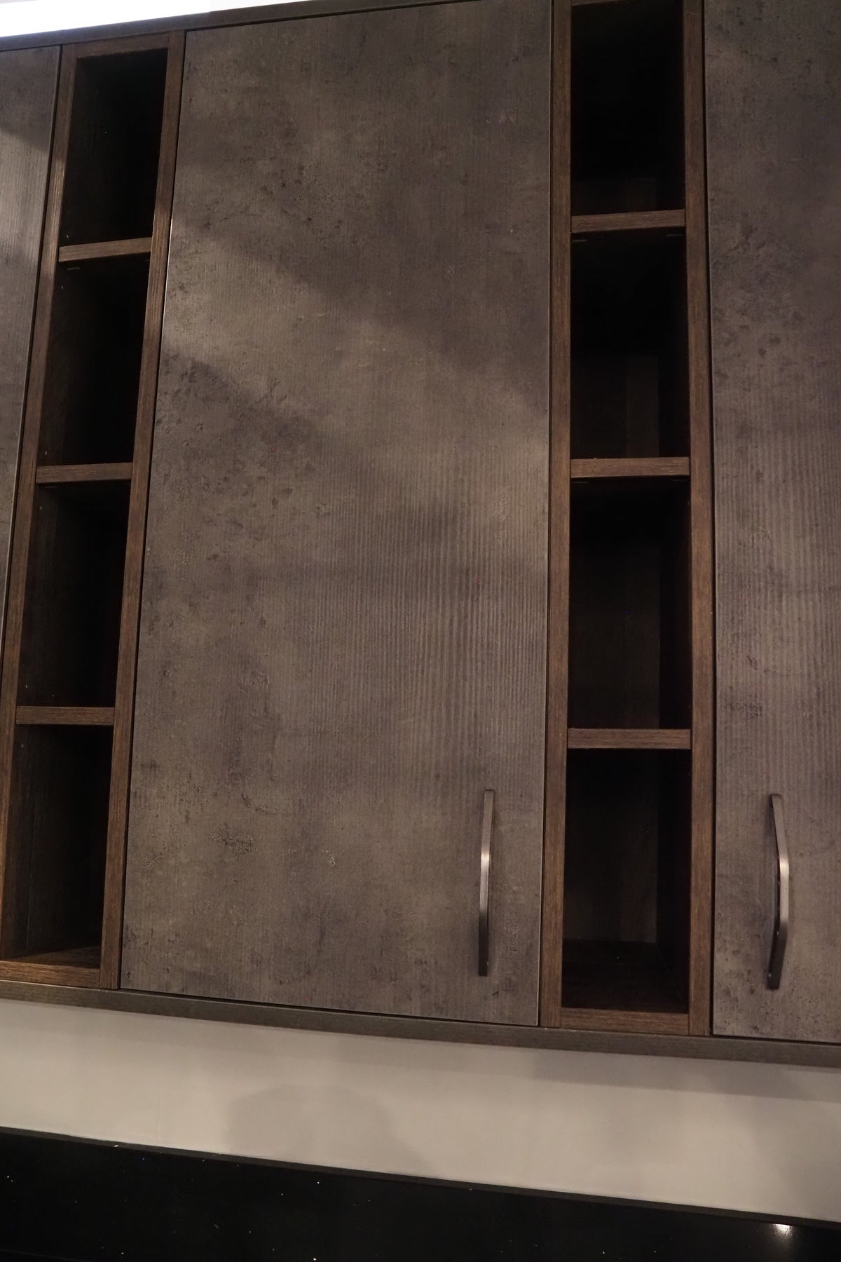 Wren Elements Swiss Oak and Italian Concrete Matte Modern Kitchen