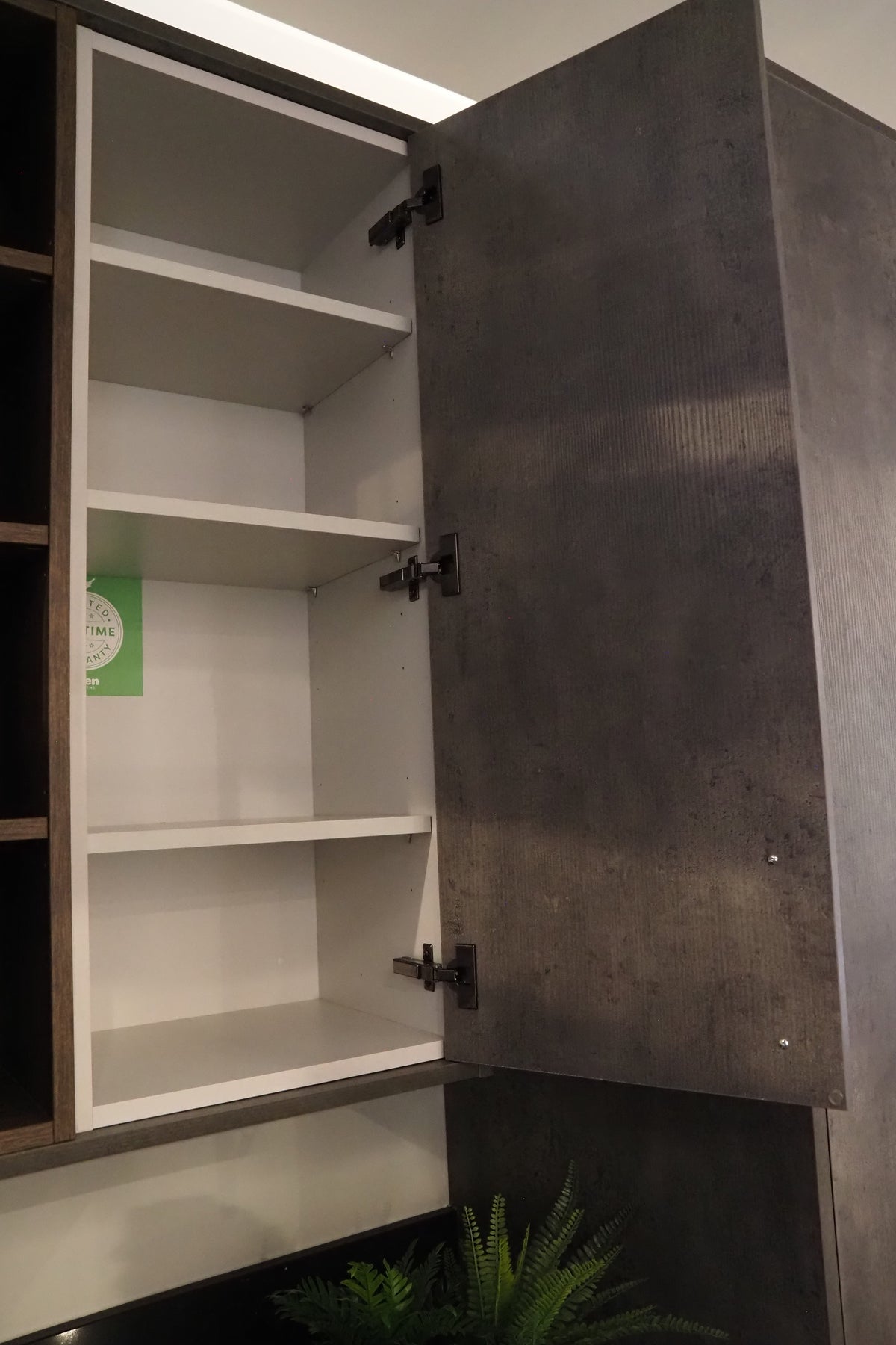 Wren Elements Swiss Oak and Italian Concrete Matte Modern Kitchen