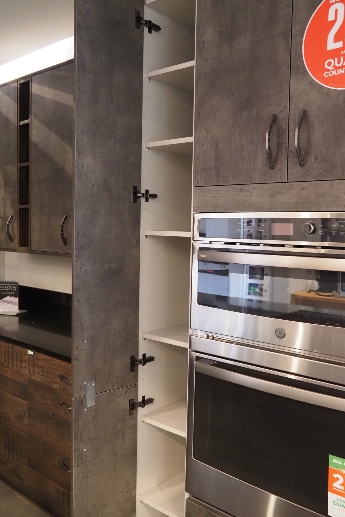 Wren Elements Swiss Oak and Italian Concrete Matte Modern Kitchen