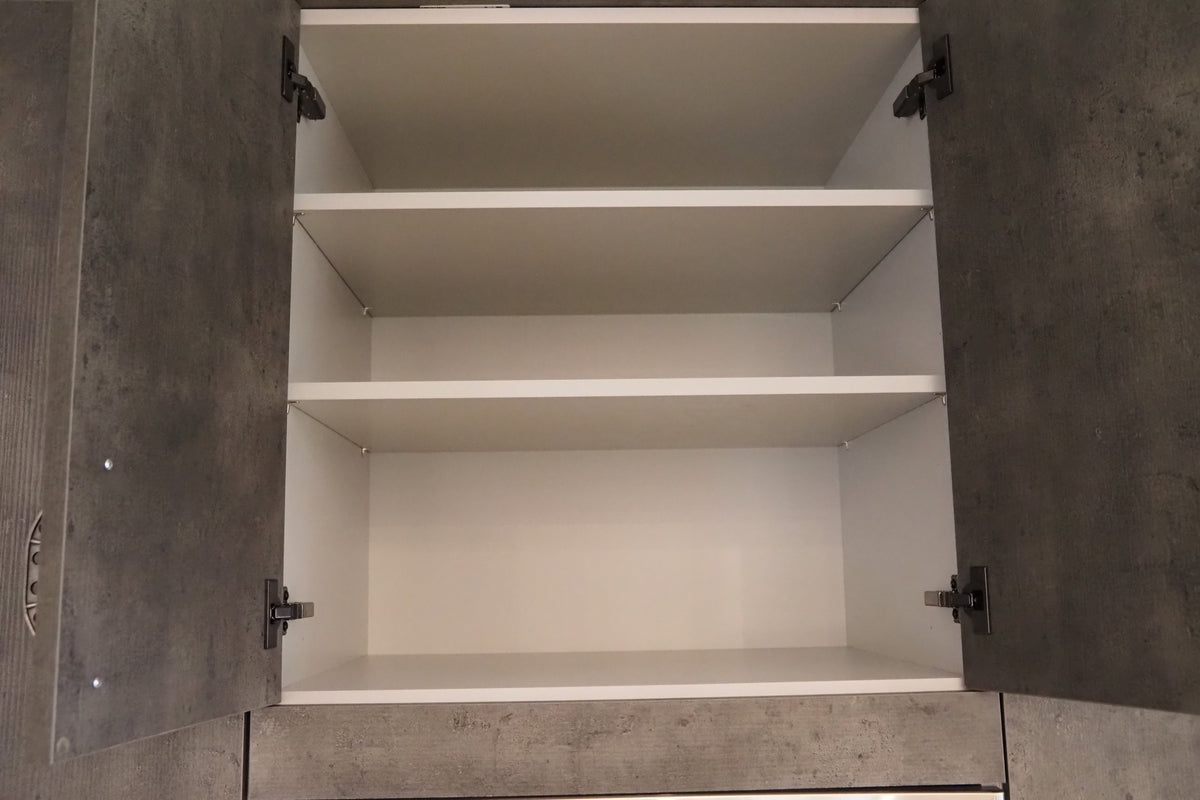 Wren Elements Swiss Oak and Italian Concrete Matte Modern Kitchen