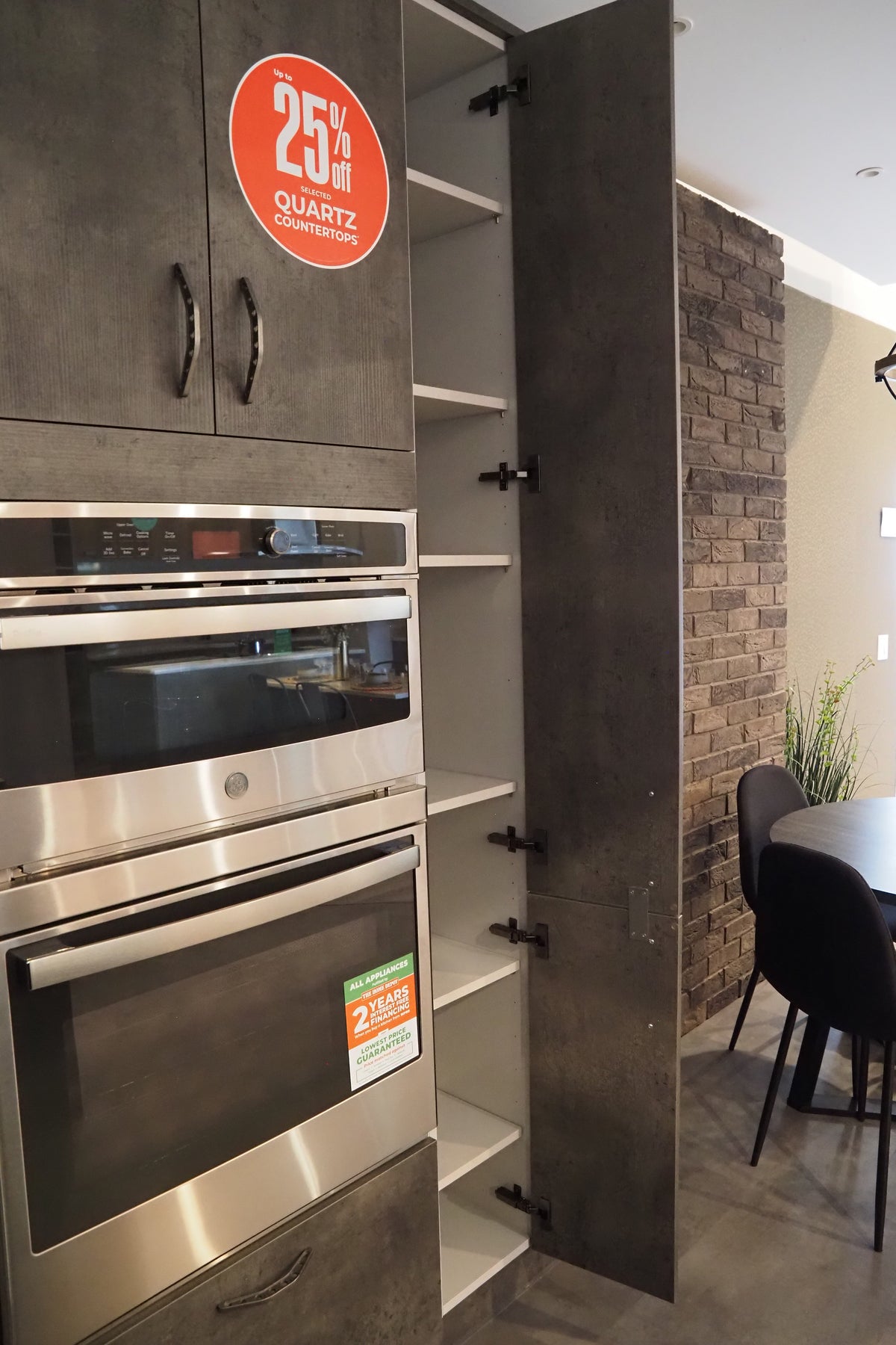 Wren Elements Swiss Oak and Italian Concrete Matte Modern Kitchen