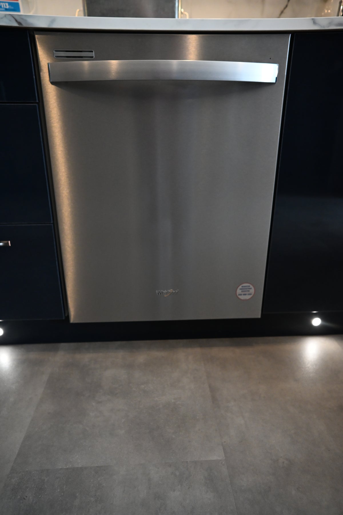 Wren Autograph Navy Blue Gloss Kitchen