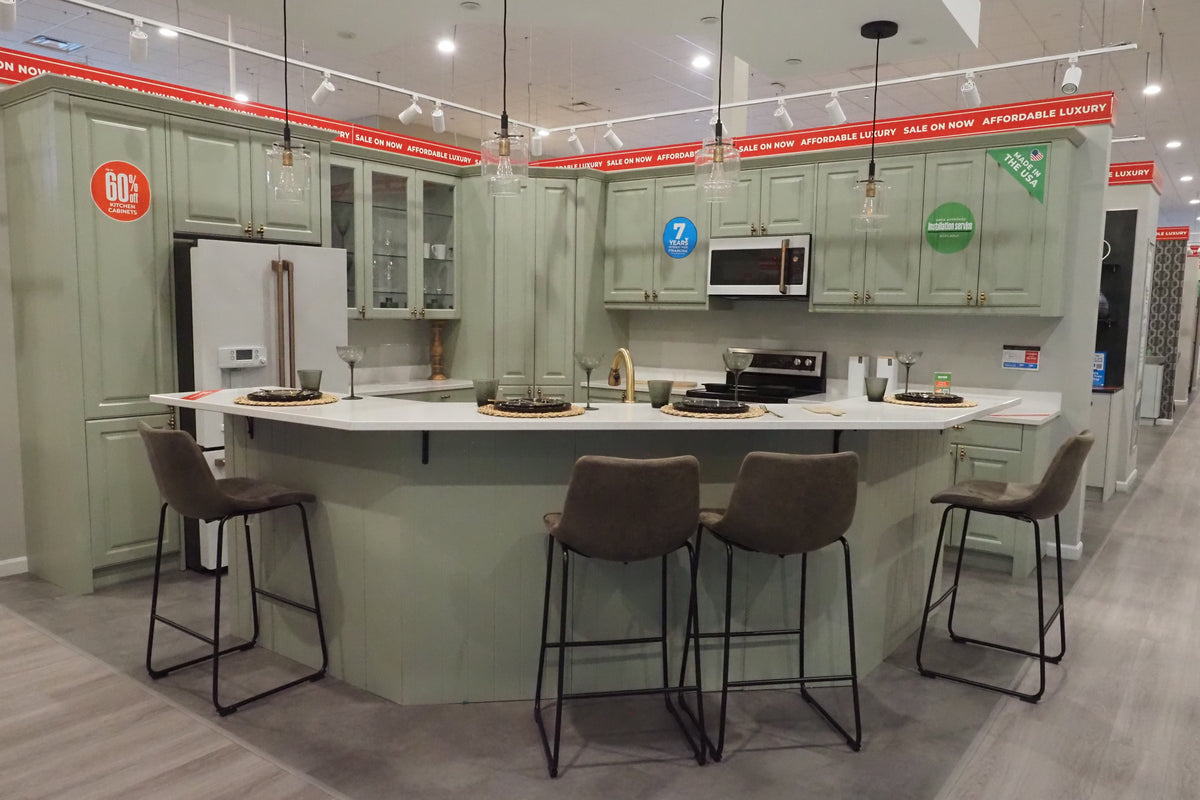 Wren Georgian Juratek Sage Green Matte Kitchen