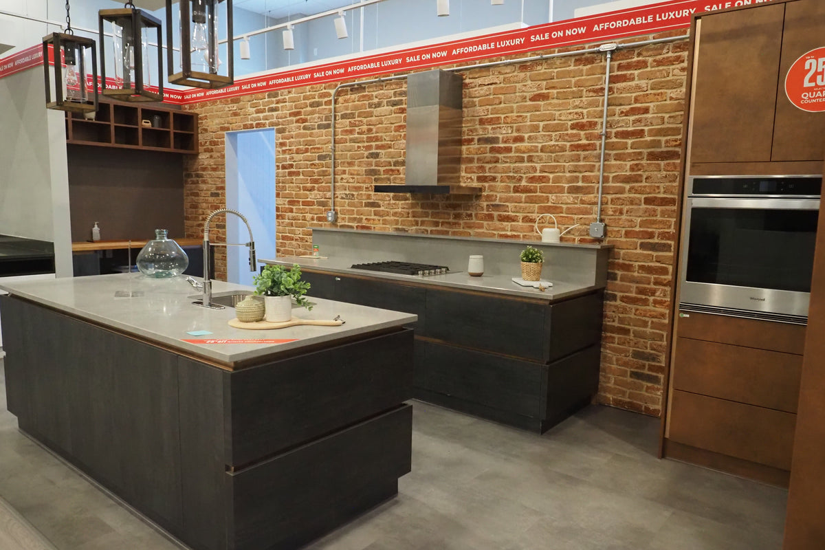 Wren Milano Modern Kitchen with Island & JennAir Appliances
