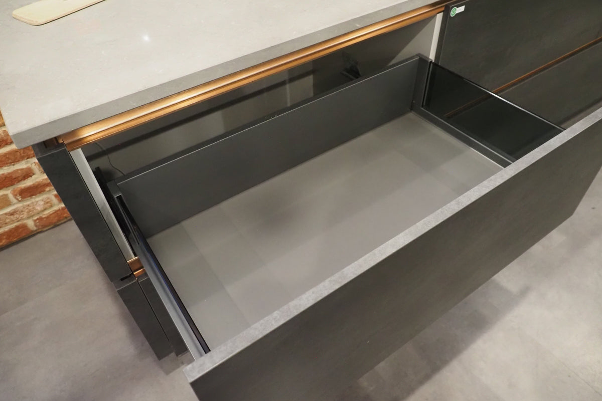 Wren Milano Modern Kitchen with Island & JennAir Appliances