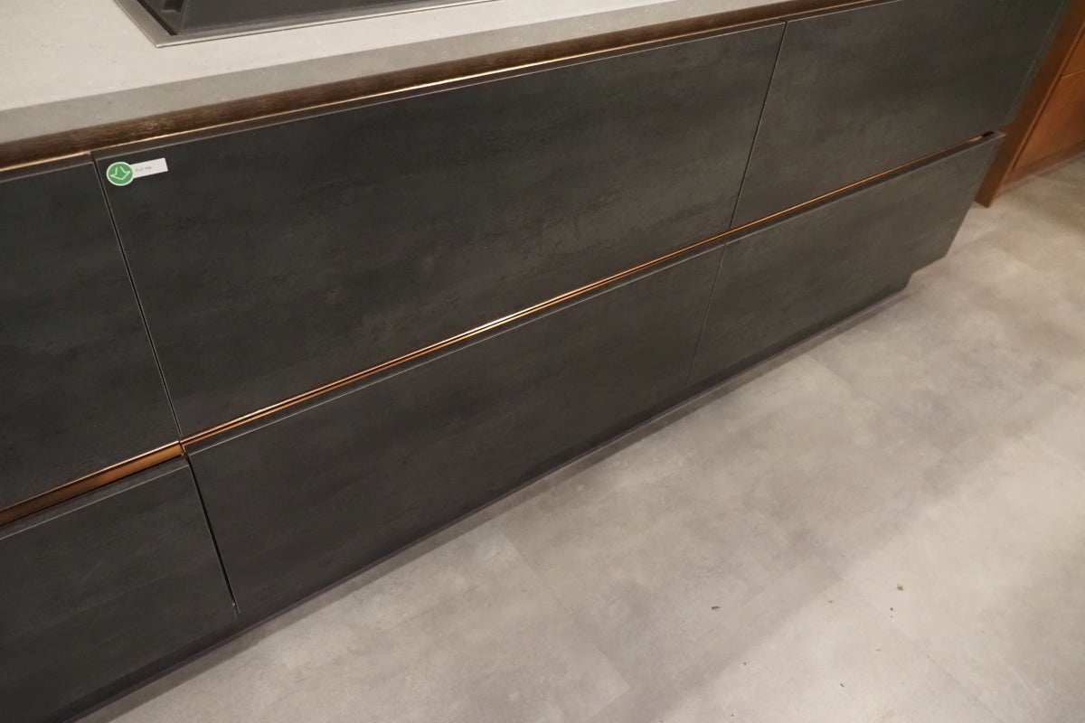 Wren Milano Modern Kitchen with Island & JennAir Appliances