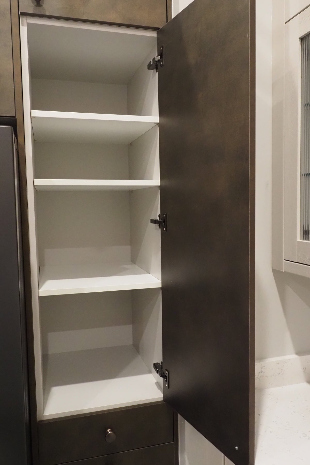 Wren Shaker Forest Classic and Metallic Bronze Matte Kitchen