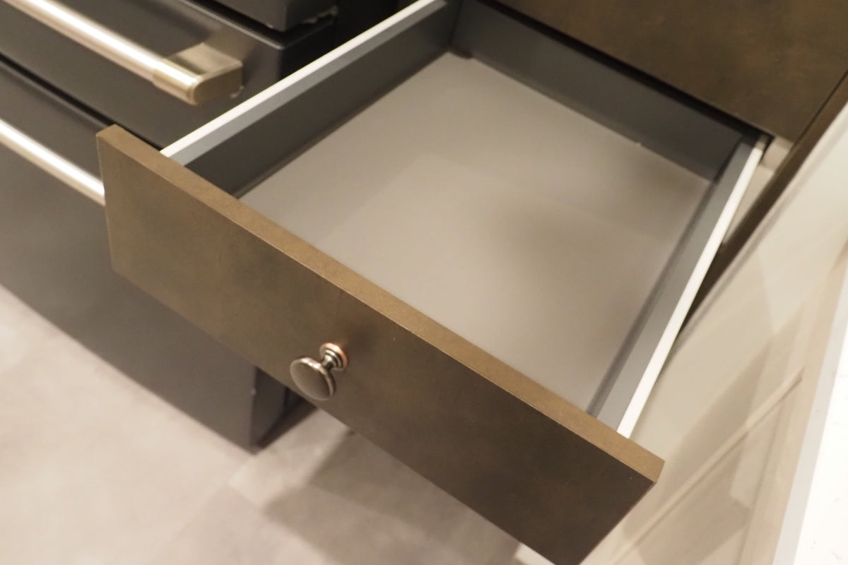 Wren Shaker Forest Classic and Metallic Bronze Matte Kitchen