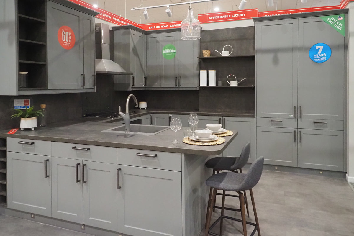 Wren Shaker Chelsea Juratek Dove Gray Matte Kitchen
