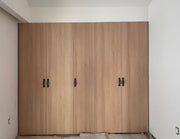 Eggersmann Decor Lindberg Oak Modern Closet System with Eco Leather Skai Sotega Handles