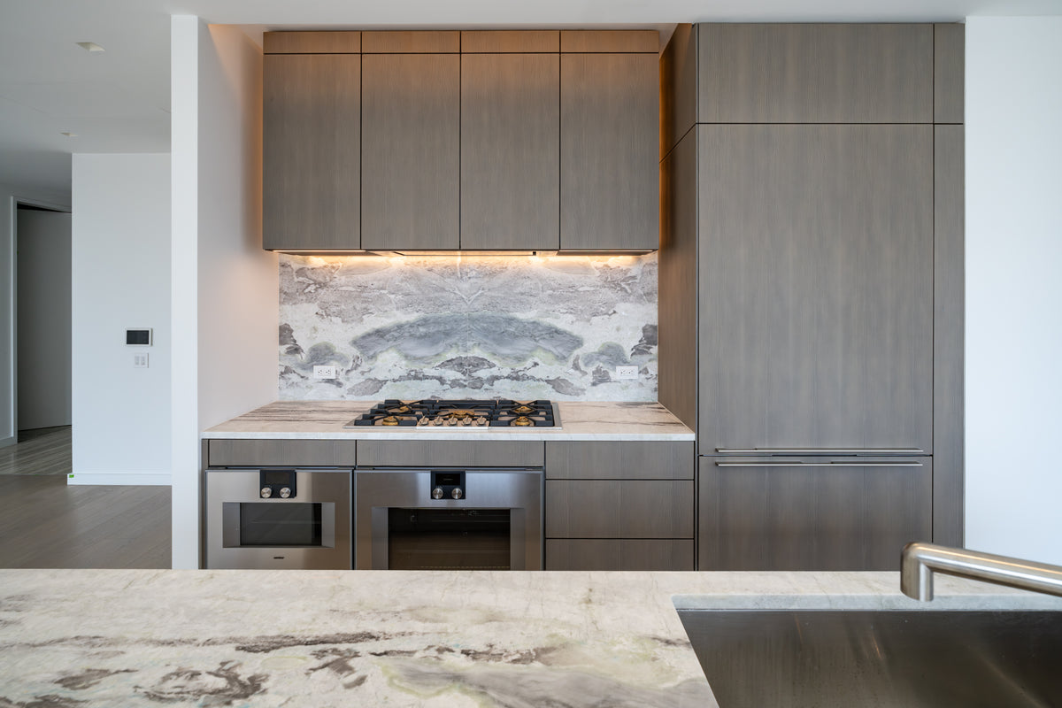 "The Tribeca" Modern Kitchen with Island & Gaggenau Appliances