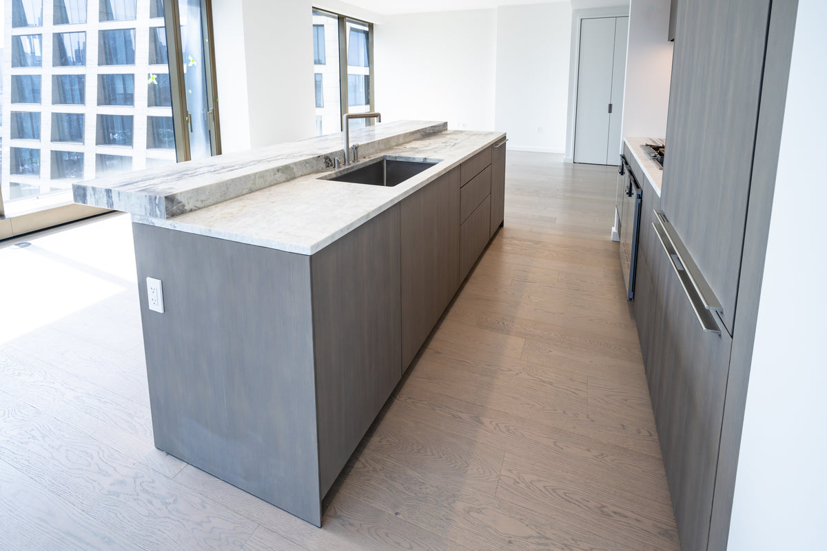 "The Tribeca" Modern Kitchen with Island & Gaggenau Appliances