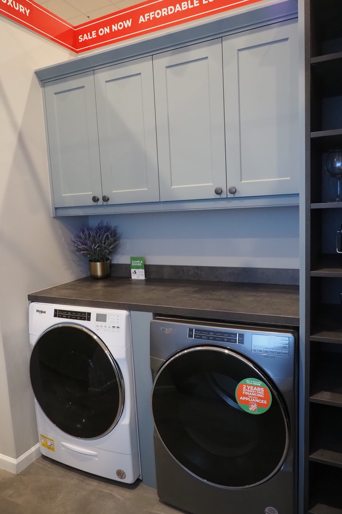 Wren Shaker Sage Green Matte Laundry Room