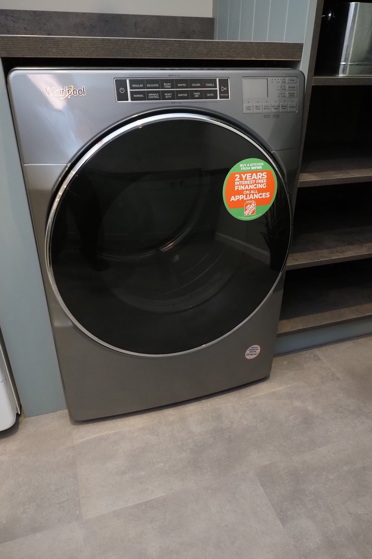 Wren Shaker Sage Green Matte Laundry Room