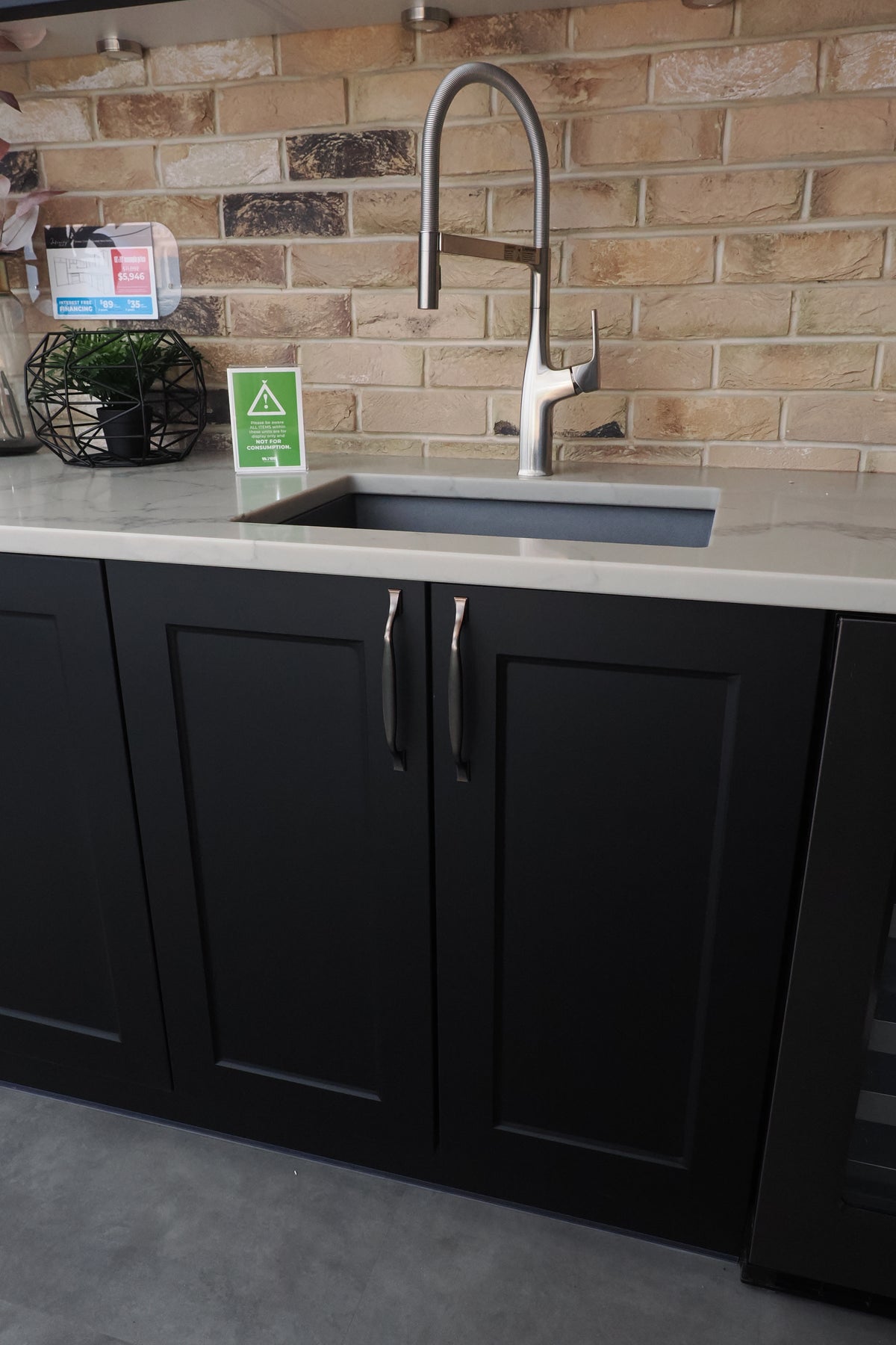 Wren Shaker Chelsea Juratek Black Kitchen with Island