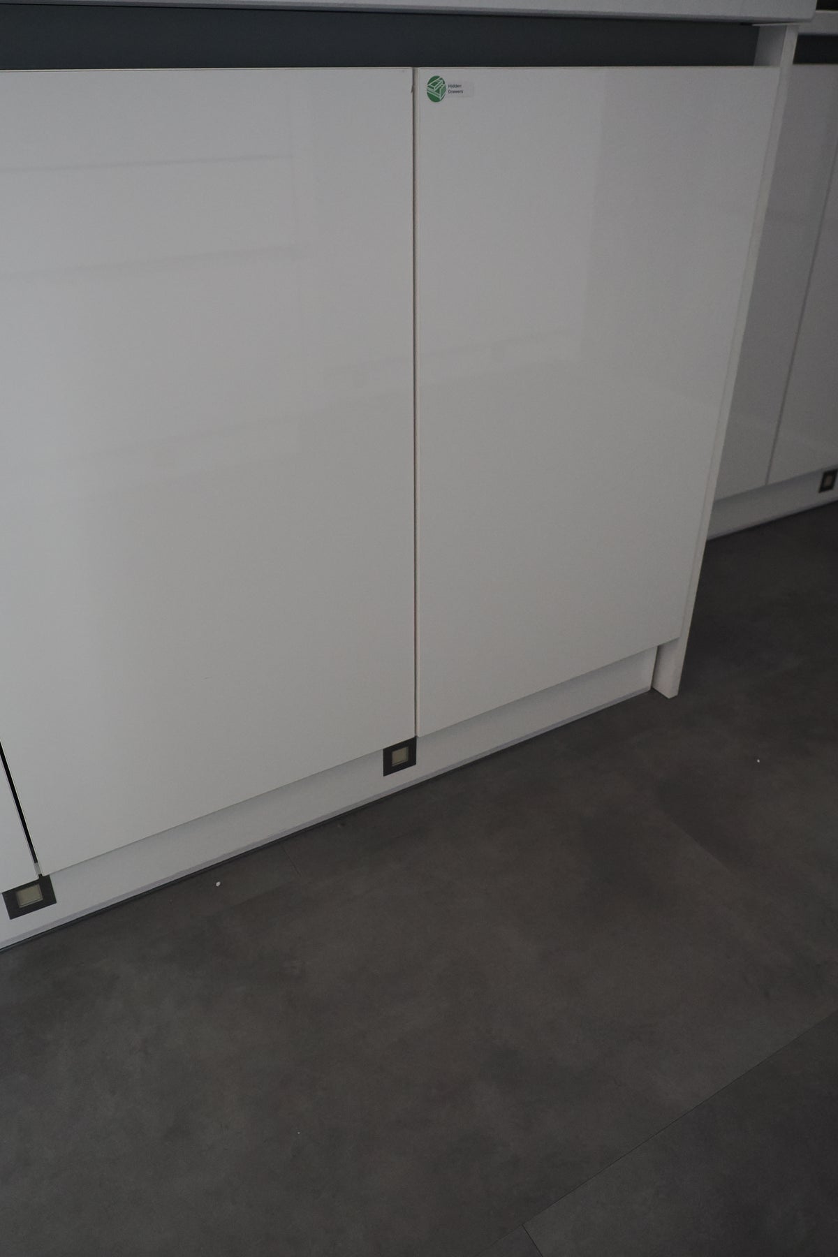 Wren Milano High Gloss White Kitchen with Island
