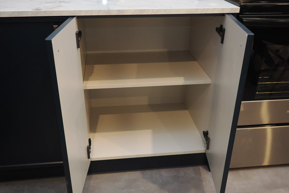 Wren Shaker Navy Blue Kitchen Corner
