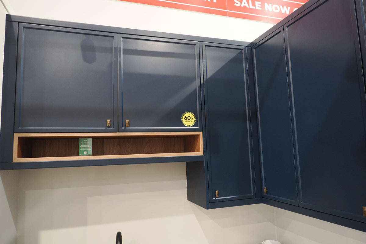 Wren Shaker Navy Blue Kitchen Corner