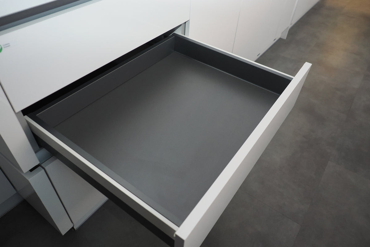 Wren Milano High Gloss White Kitchen with Island