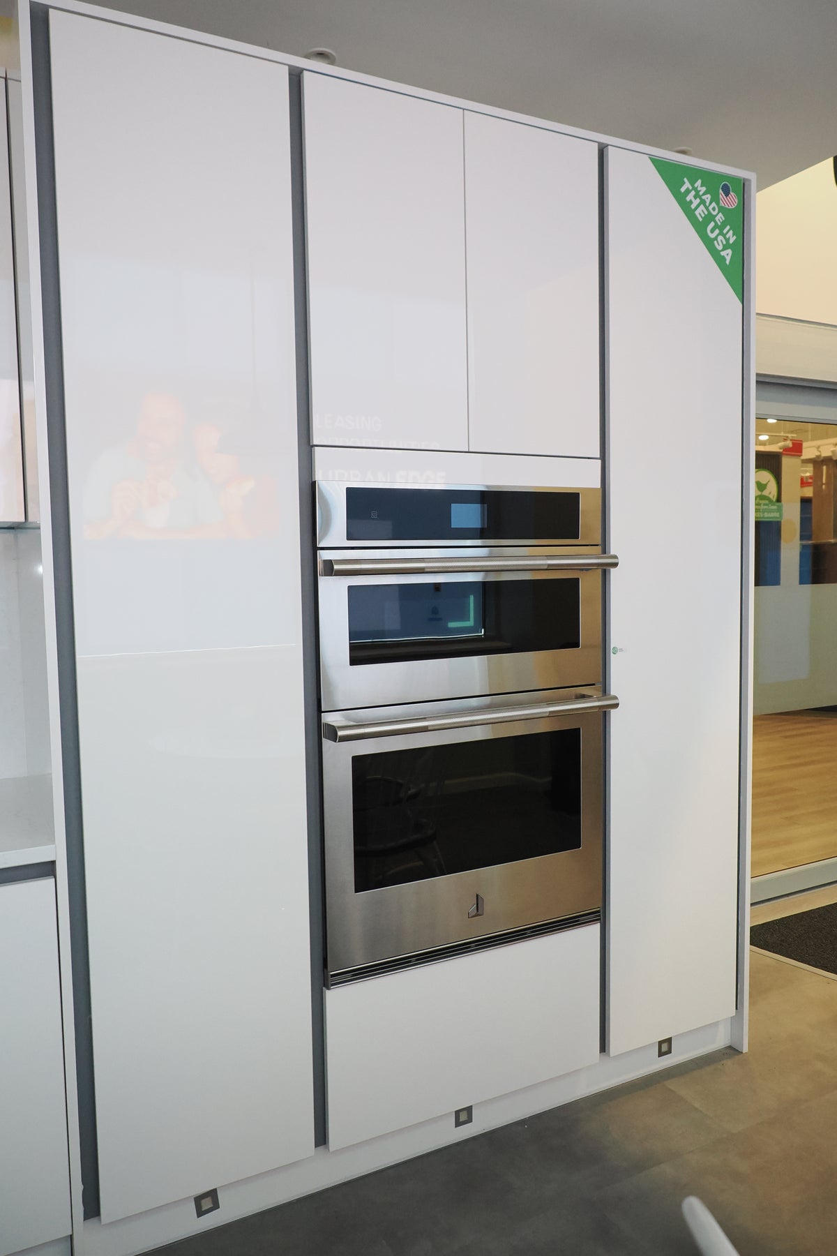 Wren Milano High Gloss White Kitchen with Island