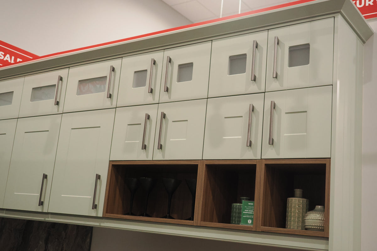 Wren Shaker Classic Sage Green Matte Kitchen