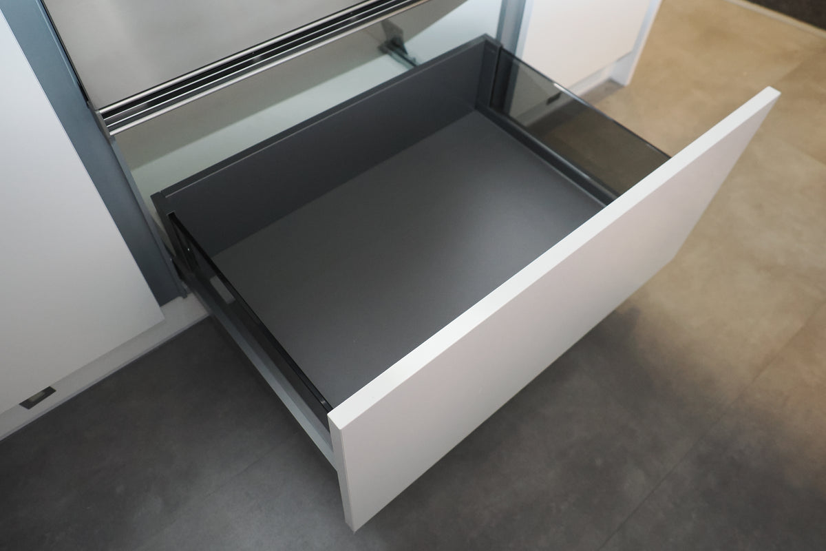 Wren Milano High Gloss White Kitchen with Island