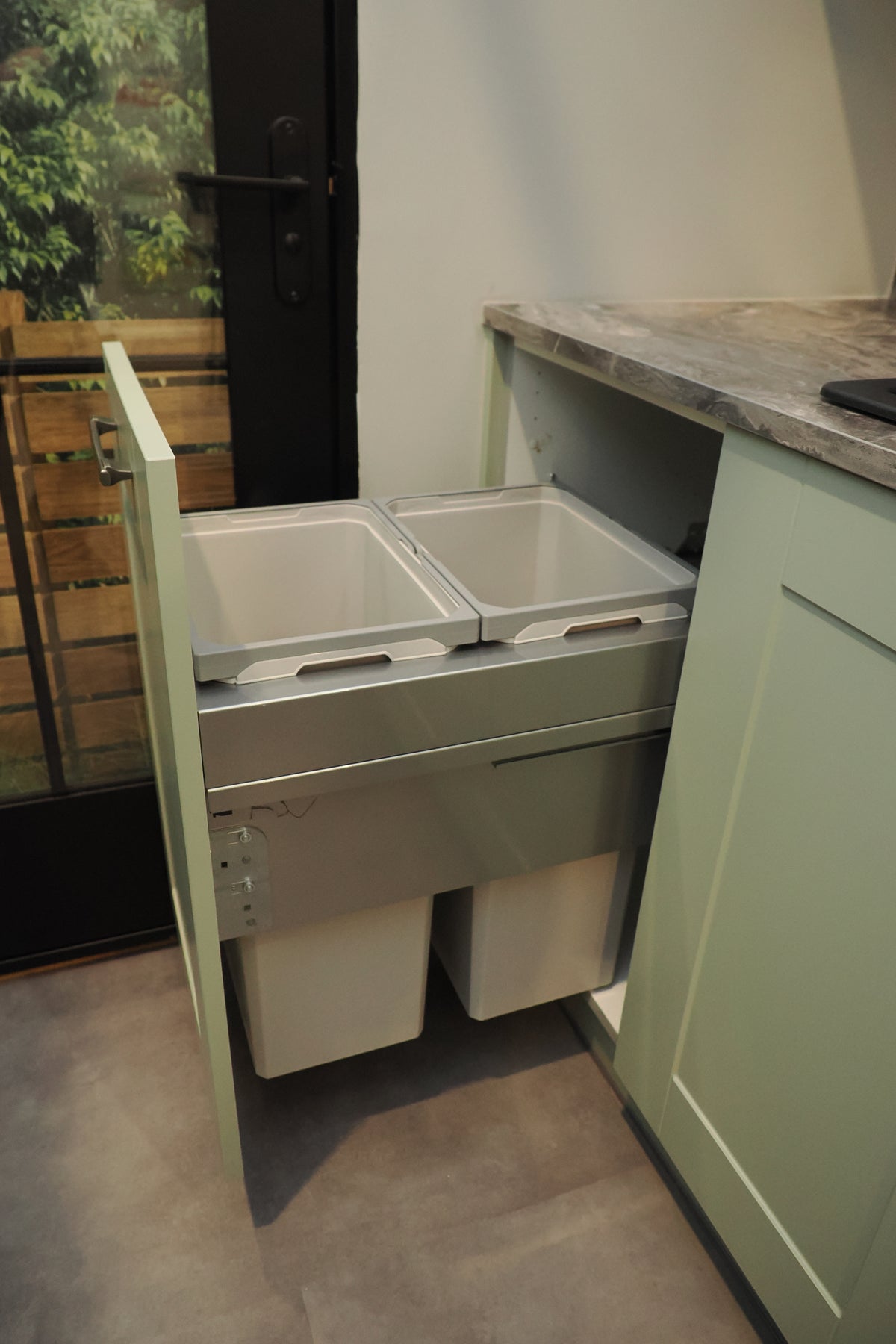 Wren Shaker Classic Sage Green Matte Kitchen