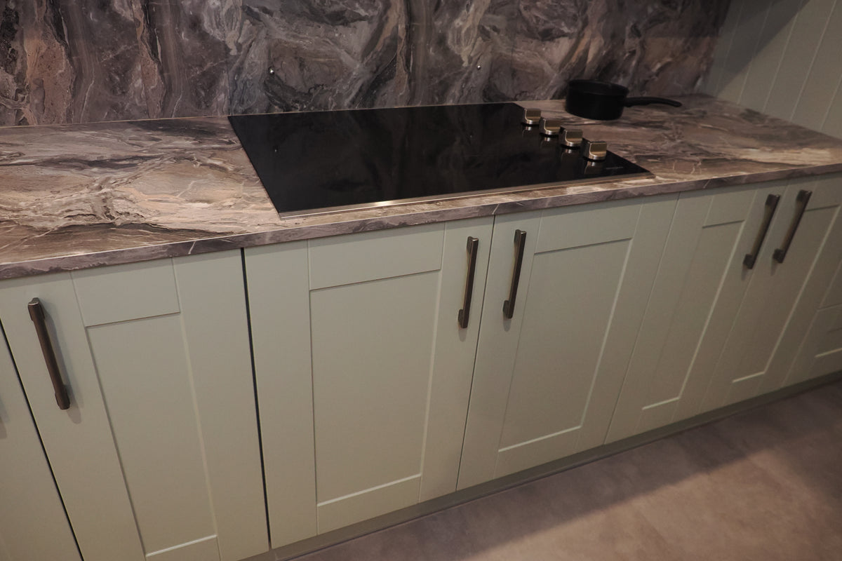 Wren Shaker Classic Sage Green Matte Kitchen