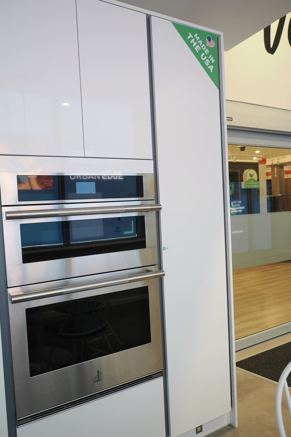 Wren Milano High Gloss White Kitchen with Island