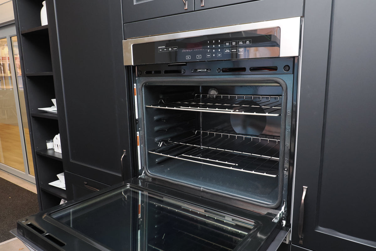 Wren Shaker Chelsea Juratek Black Kitchen with Island