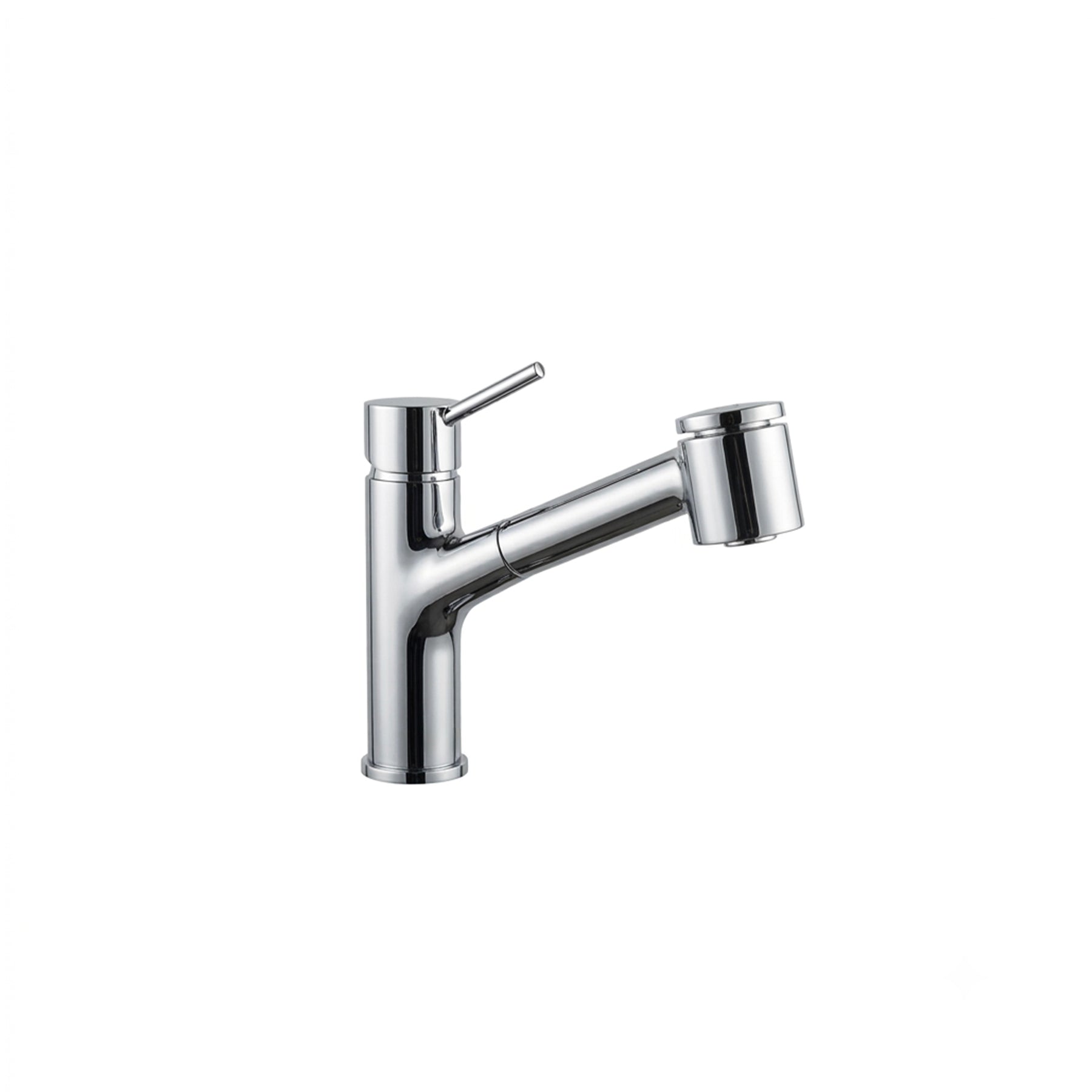 Single Lever Pull Down Faucet in Polish Chrome