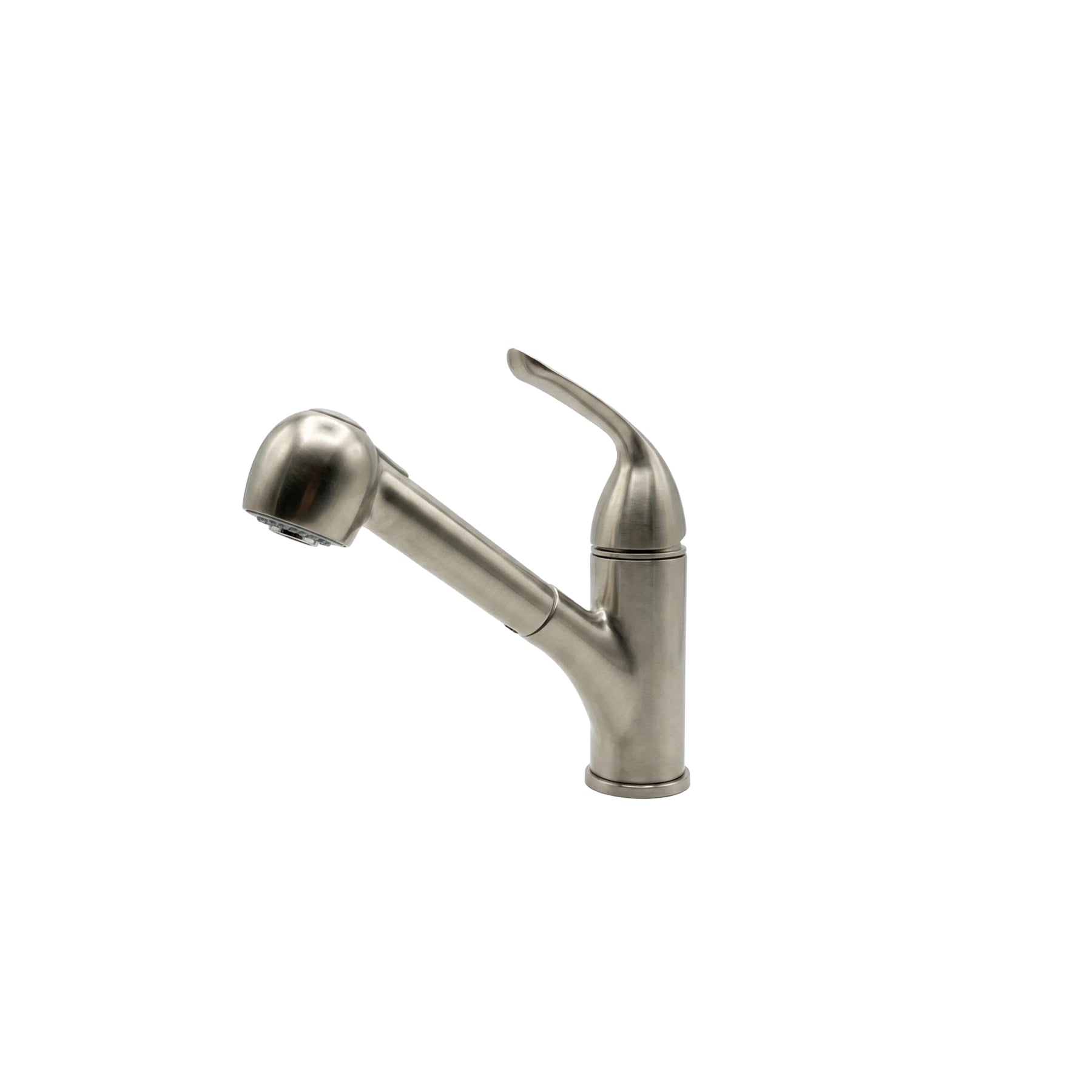 Single Lever Pull Down Faucet in Brushed Nickel