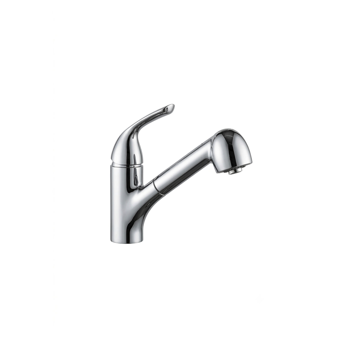 Single Lever Pull Down Faucet in Polished Chrome