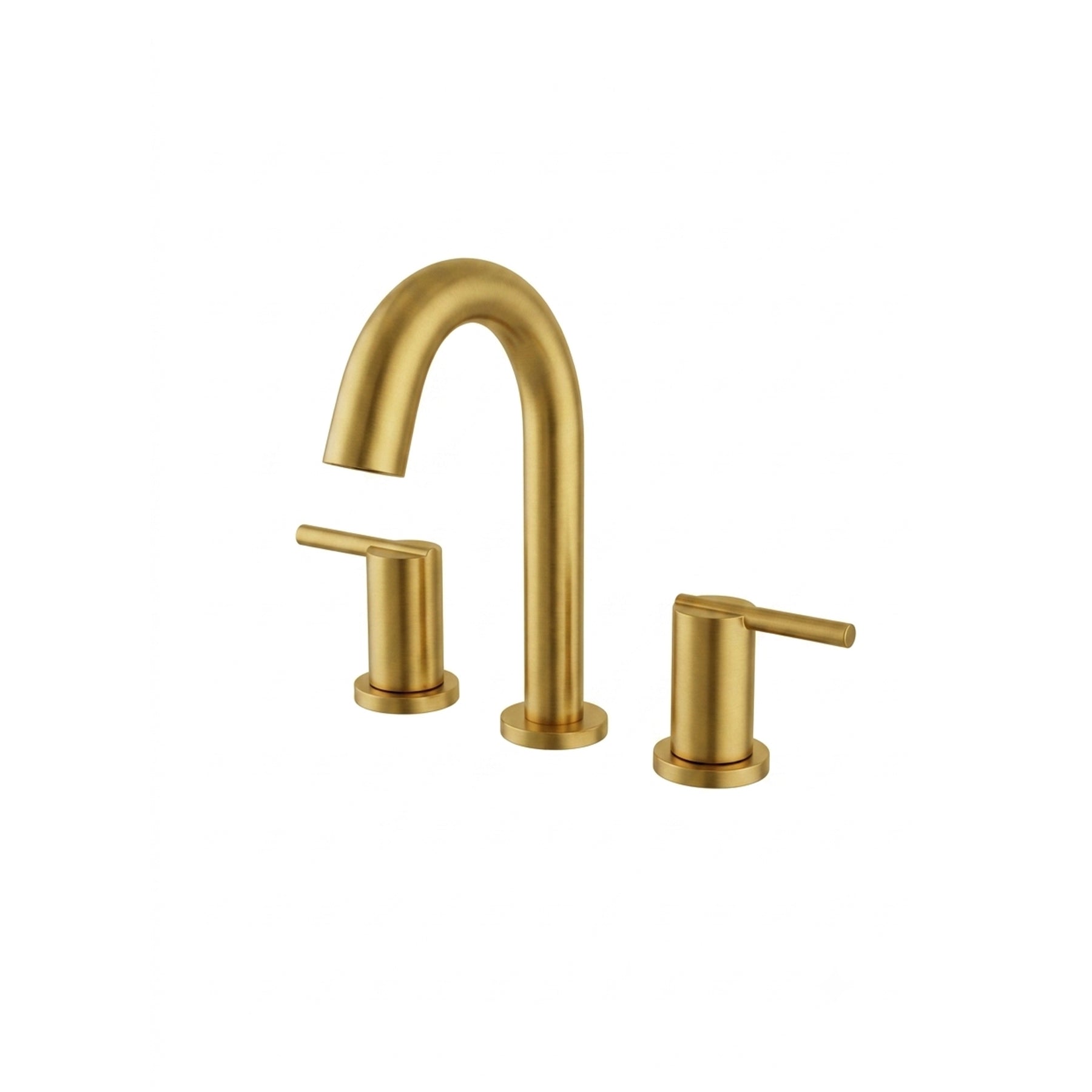 Dual Lever Gold Bathroom Faucet