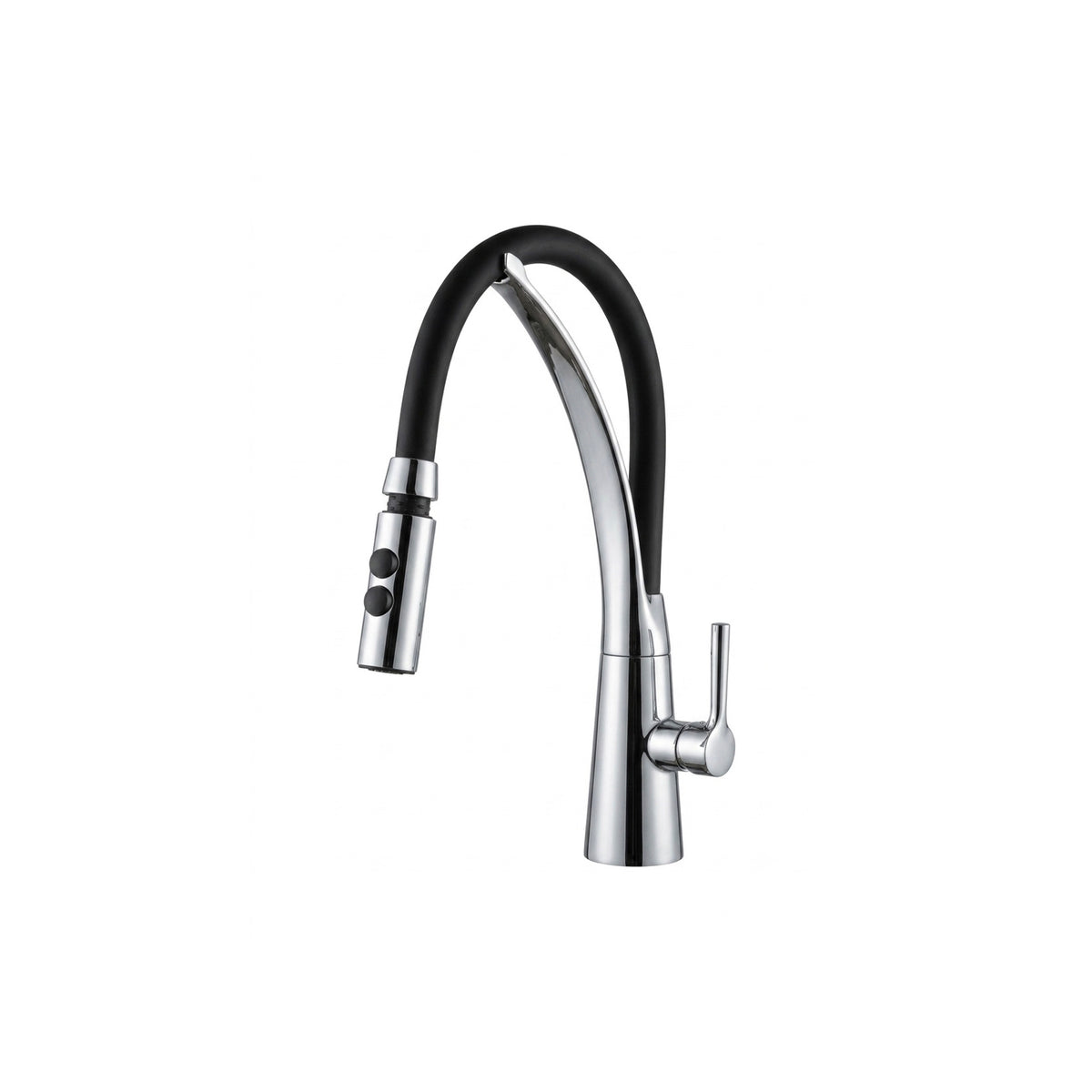 Single Lever Pull Down Faucet in Polished Chrome