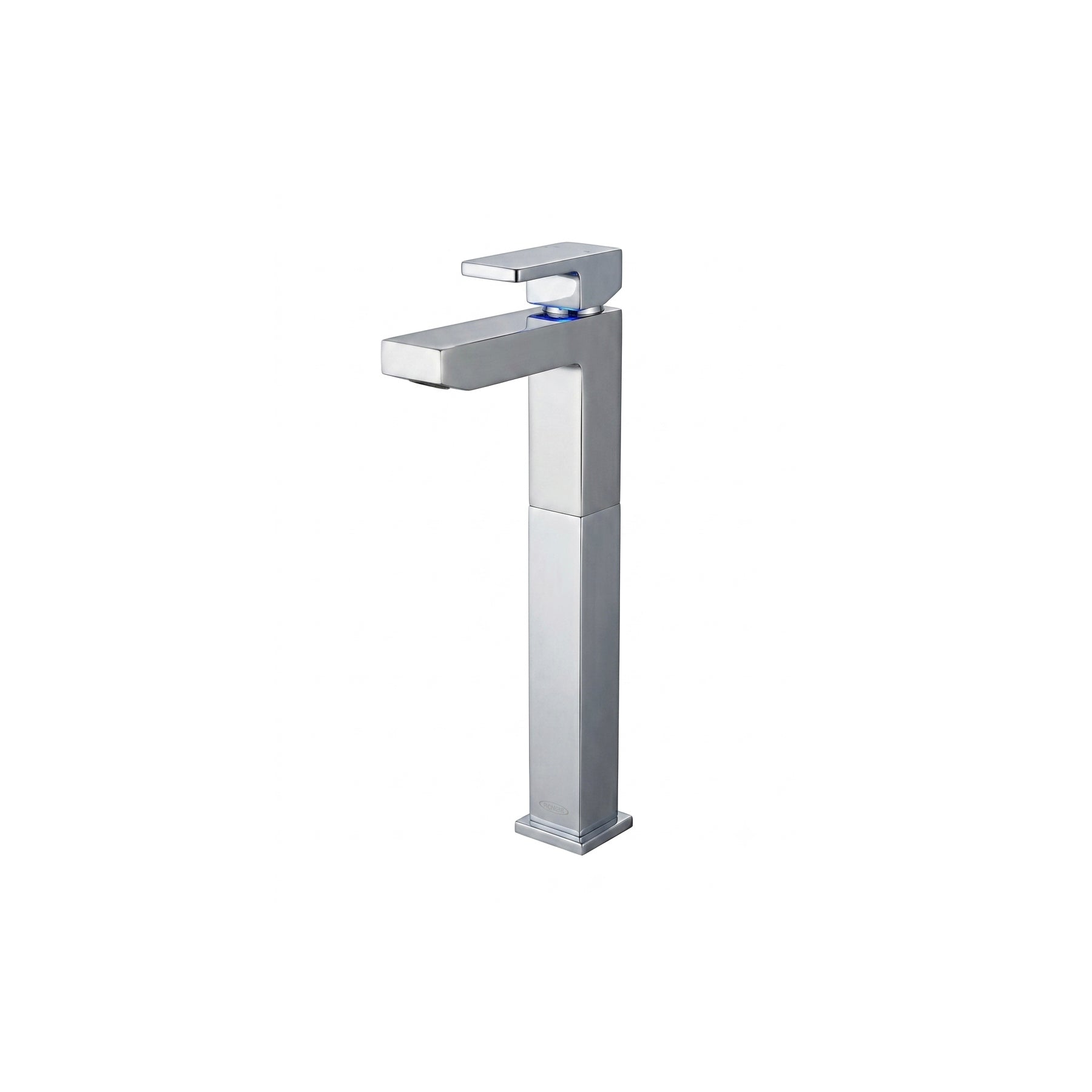 Single Lever Bathroom Vessel Faucet in Polished Chrome
