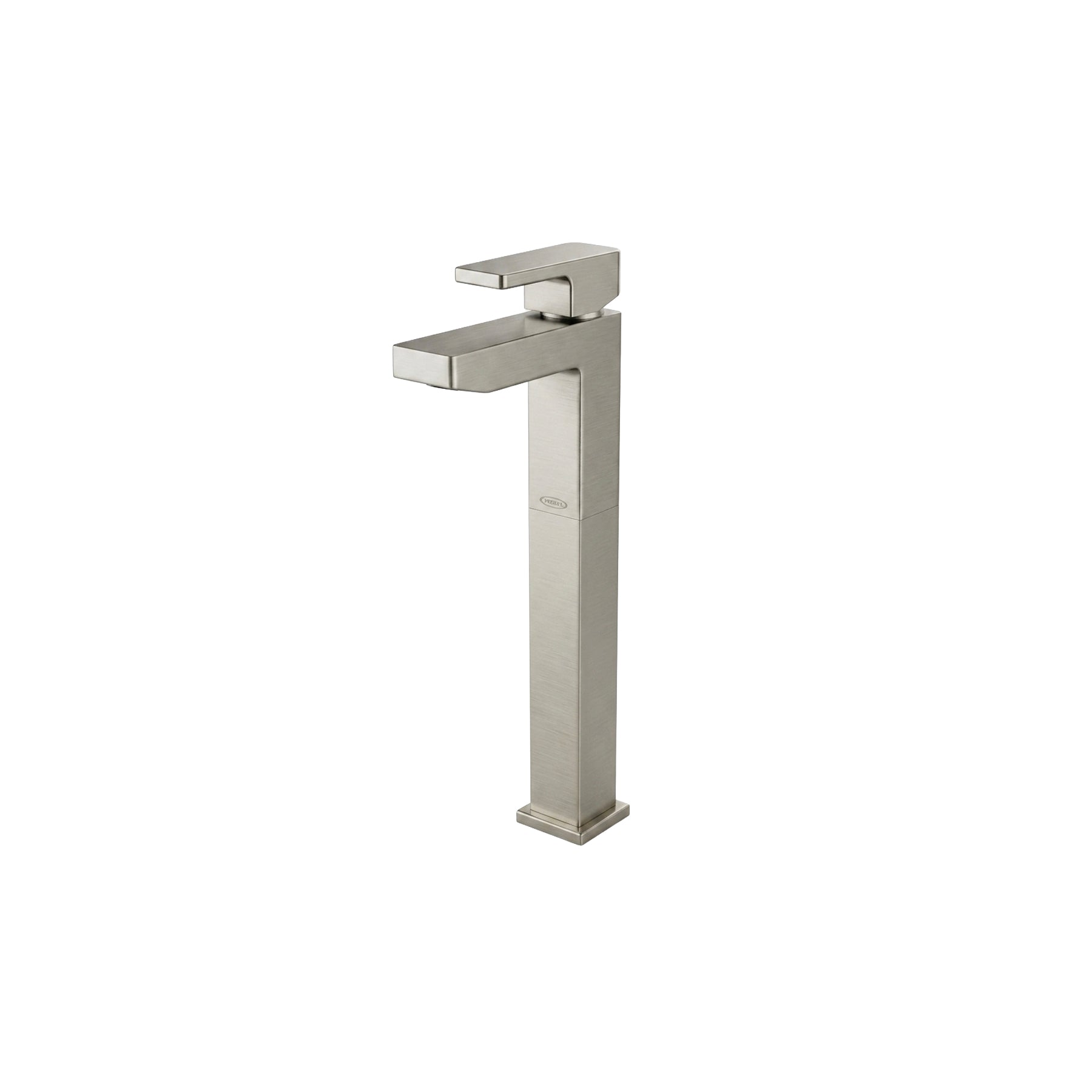 Single Lever Bathroom Vessel Faucet in Brushed Nickel
