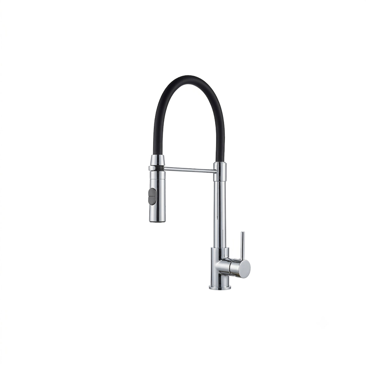 Single Lever Pull Out Kitchen Faucet in Polished Chrome