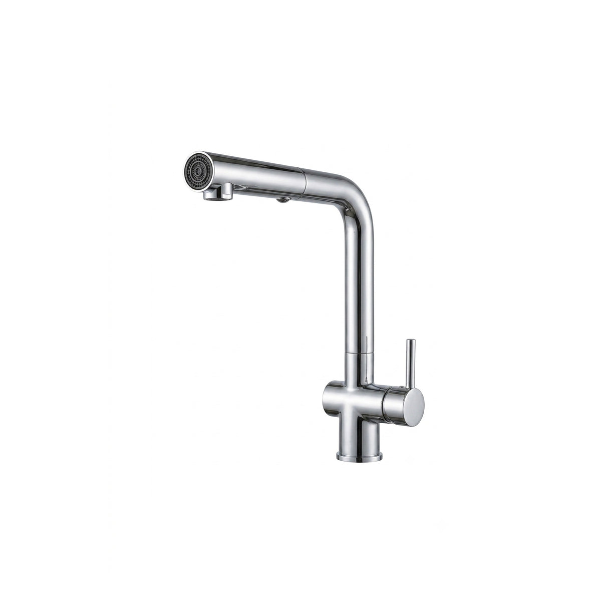 Single Lever Pull Out Kitchen Faucet in Polished Chrome