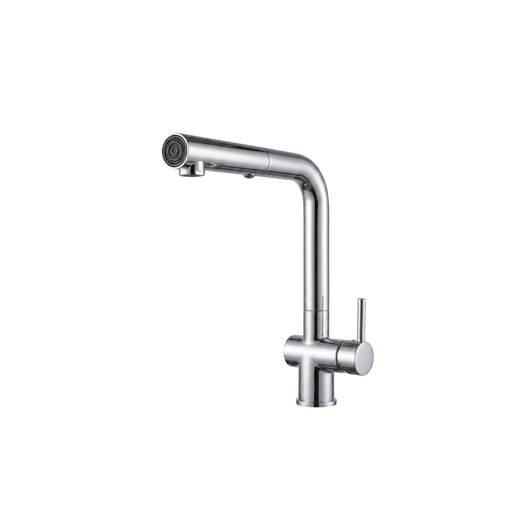 Single Lever Pull Out Kitchen Faucet in Polished Chrome