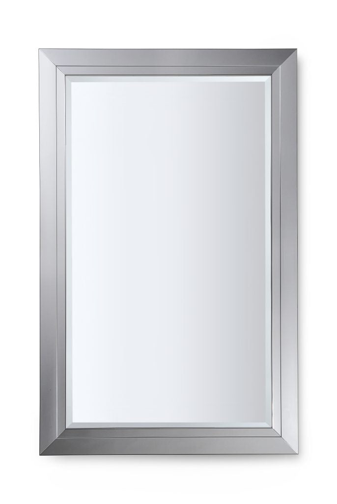 GlassCrafters Deco 23" x 36" Metal Framed Mirror Medicine Cabinet