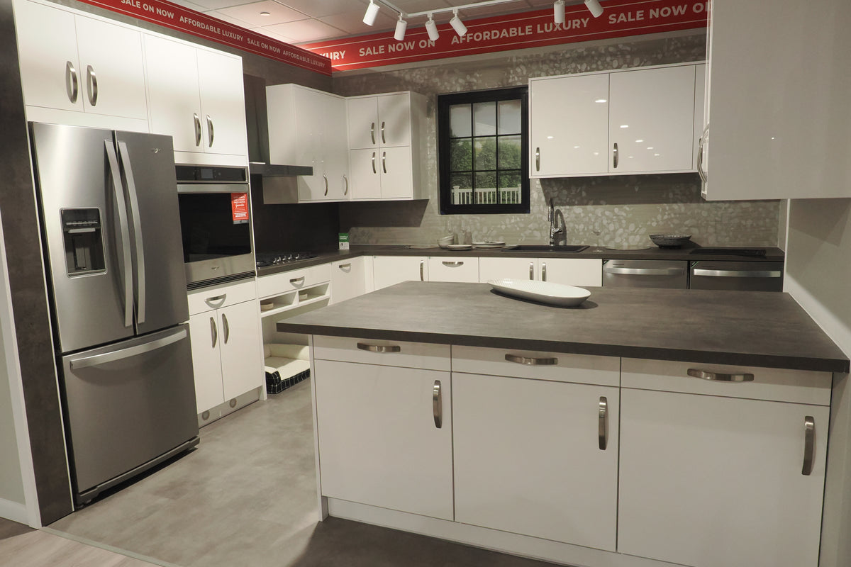 Wren White Gloss Kitchen with Appliances